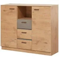 Elmira Sideboard with Storage - Lancelot Oak