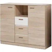 Elmira Sideboard with Storage - Sonoma Oak