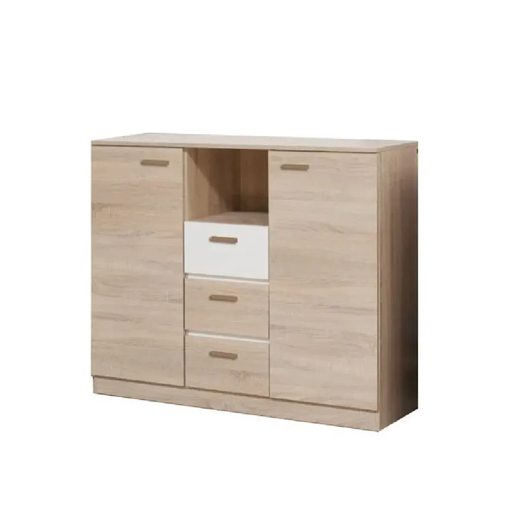 Elmira Sideboard with Storage - Sonoma Oak