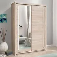 Elmira Wardrobe with Sliding Doors - Sonoma Oak
