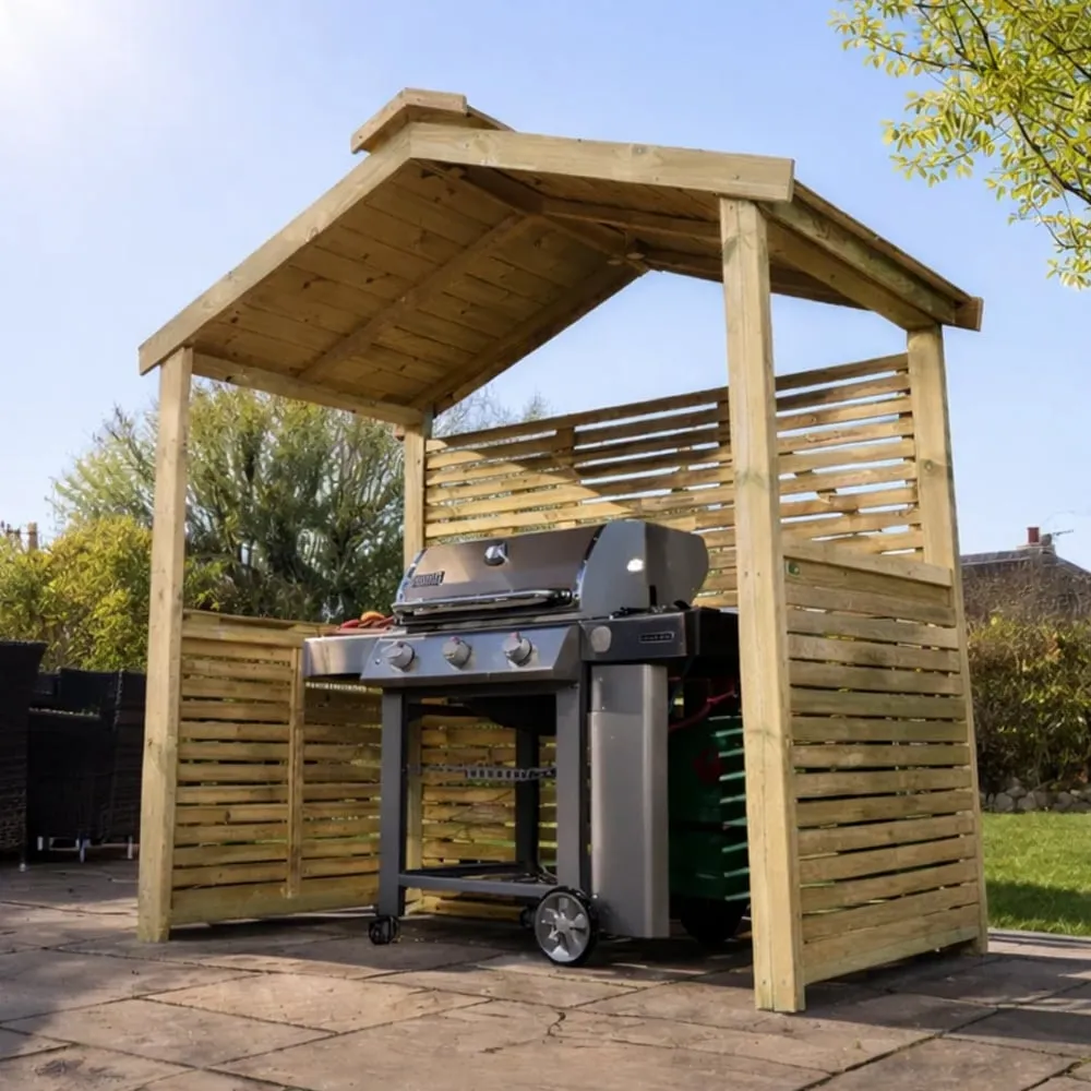 Eloro Outdoor BBQ Apex Arch - Natural, Wood product