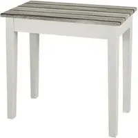 Eloy Large Side Table - White, Maritimo Pine