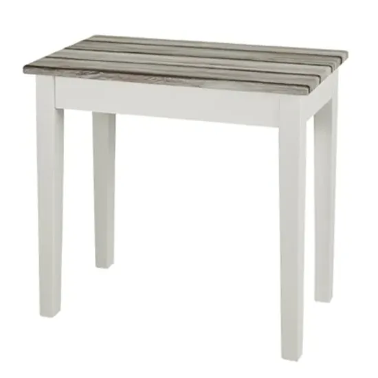 Eloy Large Side Table - White, Maritimo Pine