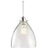 Elstow Ceiling Pendant Light - Polished Chrome, Glass