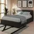 Eltham Double Ottoman Bed with Side Lift Storage - Black