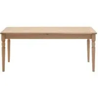 Elvira Extendable Dining Table - Natural, Oak