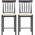 Elvira Meteror Wooden Bar Chairs with Rope Seat - Pair