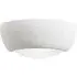 Elvira Unglazed Ceramic Wall Light - White
