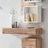 Elyria Rectangular Wall Shelf with Drawer - Wotan Oak