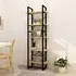 Emlen Medium 5 Tier Bookcase - Natural, Pinewood