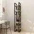 Emlen Small 5 Tier Bookcase - Natural, Pinewood