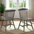 Emmett Dining Chairs Pair - Dark Grey