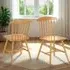 Emmett Dining Chairs Pair - Natural Oak