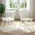 Emmett Dining Chairs Pair - White