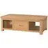 Empire Coffee Table with Drawer - Oak