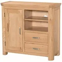 Empire Sideboard with 1 Door 2 Drawers - Oak