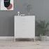 Emrik 4 Drawer Chest - White, Steel