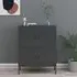 Emrik Steel Storage Cabinet with 4 Doors - Anthracite