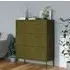 Emrik Steel Storage Cabinet with 6 Drawers - Olive Green