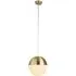 Ender Wall Hung Pendant Light with Opal Glass - Satin Brass