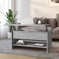 Engin Lift-Up Coffee Table with Storage - Grey