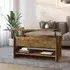 Engin Lift-Up Coffee Table with Storage - Smoked Oak