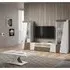 Enna Living Room Set with Coffee Table - White