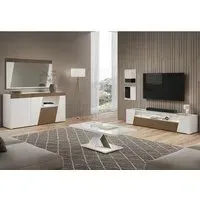 Enna Living Room Set with Sideboard - White
