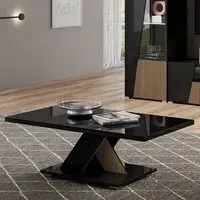 Enna Rectangular Coffee Table - Black, MDF