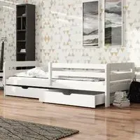 Enoch Wooden Day Bed with Storage - White