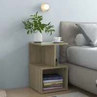 Eracio Bedside Cabinet - Sonoma Oak, Engineered Wood