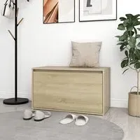 Erasto Hallway Seating Bench with Storage - Sonoma Oak