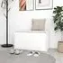 Erasto Hallway Seating Bench with Storage - White