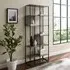 Erie 5-Shelf Bookcase - Grey Wash, MDF