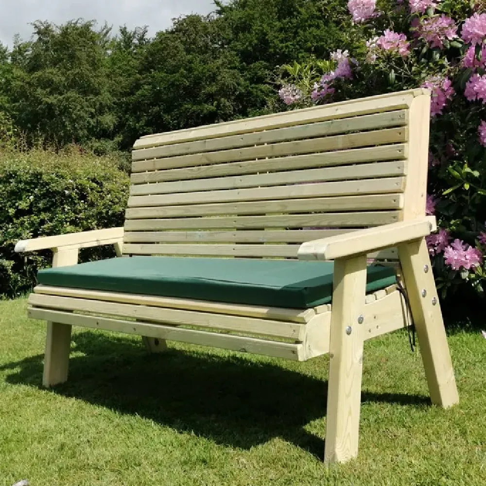Erog 3-Seater Garden Bench - Natural