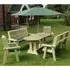 Erog Garden 8 Seater Dining Set - Natural