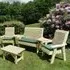 Erog Garden Multi Seating Set with Coffee Table - Natural