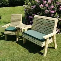 Erog Garden Trio Seating Set with Table - Natural
