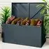 Erskine Metal Garden Storage Box - Anthracite