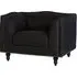 Essence Upholstered Armchair - Black