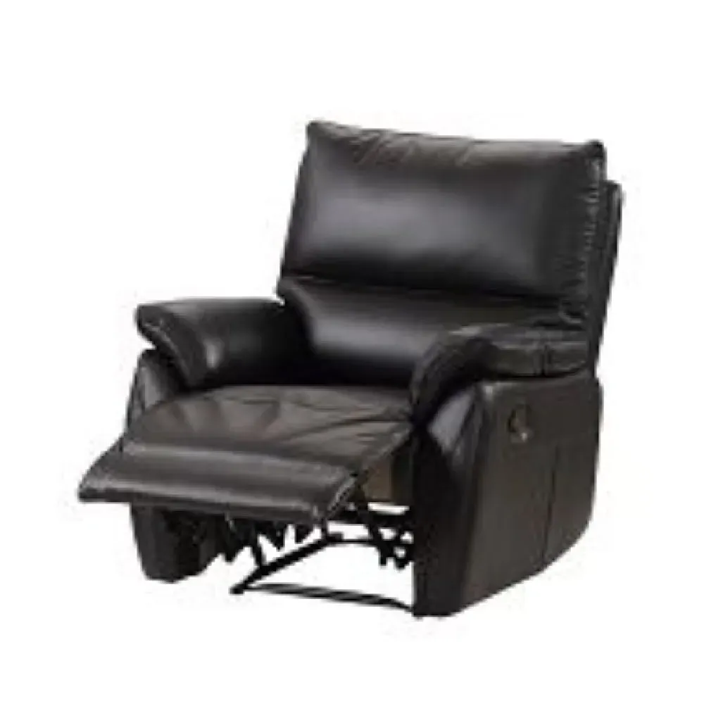 Essex 1-Seater Electric Recliner Sofa - Black, Faux Leather product