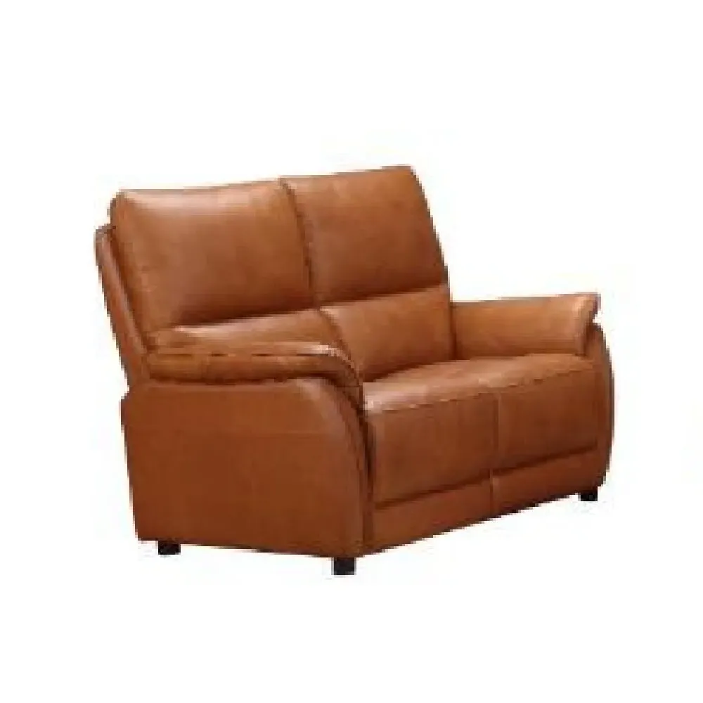 Essex 2-Seater Sofa - Tan, Faux Leather