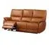 Essex 3-Seater Sofa - Tan, Faux Leather