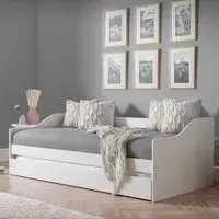 Esslingen Daybed with Guest Bed - Surf White, MDF