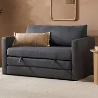 Estero Fabric Sofa Bed - Grey