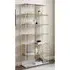 Estero Wooden Bookcase - Coastal Oak, White