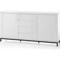 Estonia Sideboard with Storage - White, MDF