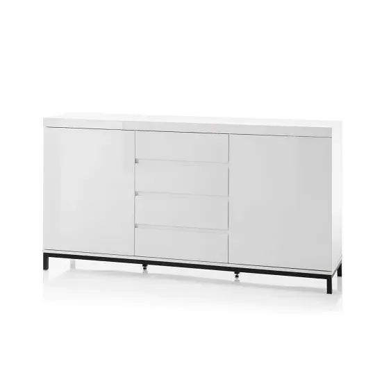 Estonia Sideboard with Storage - White, MDF