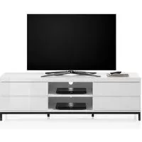 Estonia TV Stand with 4 Drawers - White, High Gloss