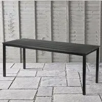 Etax Rectangular Dining Table - Black